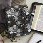 Koi Carp And Chrysanthemum Pattern Print Leather Bible Cover