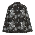 Koi Carp And Chrysanthemum Pattern Print Men's Blazer