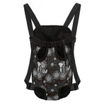 Koi Carp And Chrysanthemum Pattern Print Pet Carrier Backpack