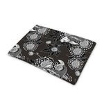 Koi Carp And Chrysanthemum Pattern Print Pet Cooling Mat Cover