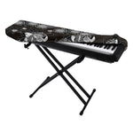 Koi Carp And Chrysanthemum Pattern Print Piano Keyboard Cover