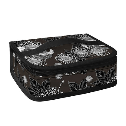 Koi Carp And Chrysanthemum Pattern Print Small Lunch Bag