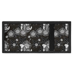 Koi Carp And Chrysanthemum Pattern Print Trifold Wallet