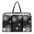 Koi Carp And Chrysanthemum Pattern Print Utility Tote Bag