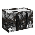 Koi Carp And Chrysanthemum Pattern Print Utility Tote Bag