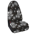 Koi Carp And Chrysanthemum Pattern Print Waterproof Car Seat Cover