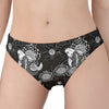 Koi Carp And Chrysanthemum Pattern Print Women's Panties