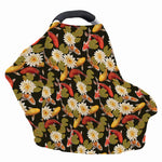 Koi Carp And Lotus Pattern Print Baby Seat Cover
