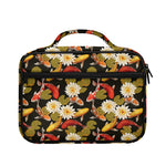 Koi Carp And Lotus Pattern Print Briefcase Bible Bag