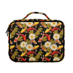 Koi Carp And Lotus Pattern Print Briefcase Bible Bag
