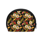 Koi Carp And Lotus Pattern Print Coin Purse