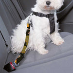 Koi Carp And Lotus Pattern Print Dog Seat Belt