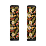 Koi Carp And Lotus Pattern Print Handle Covers