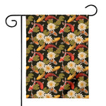 Koi Carp And Lotus Pattern Print House Flag