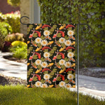 Koi Carp And Lotus Pattern Print House Flag