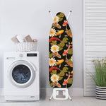 Koi Carp And Lotus Pattern Print Ironing Board Cover