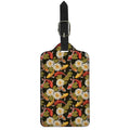 Koi Carp And Lotus Pattern Print Luggage Tag