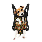Koi Carp And Lotus Pattern Print Pet Carrier Backpack