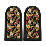 Koi Carp And Lotus Pattern Print Skillet Handle Cover