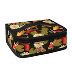 Koi Carp And Lotus Pattern Print Small Lunch Bag