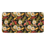 Koi Carp And Lotus Pattern Print Towel