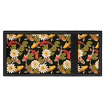 Koi Carp And Lotus Pattern Print Trifold Wallet