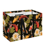 Koi Carp And Lotus Pattern Print Utility Tote Bag