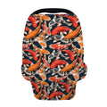 Koi Carp Pattern Print Baby Seat Cover
