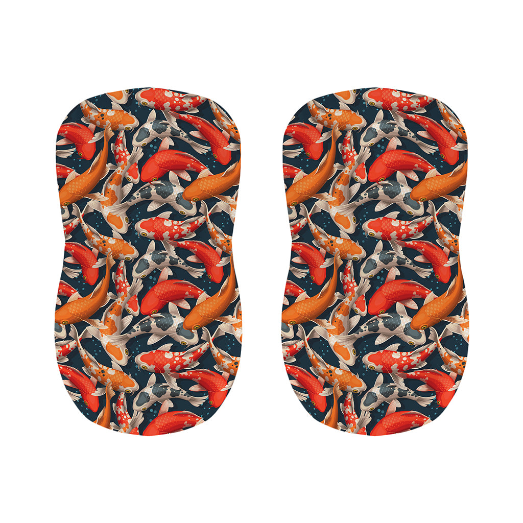 Koi Carp Pattern Print Bar Stool Covers