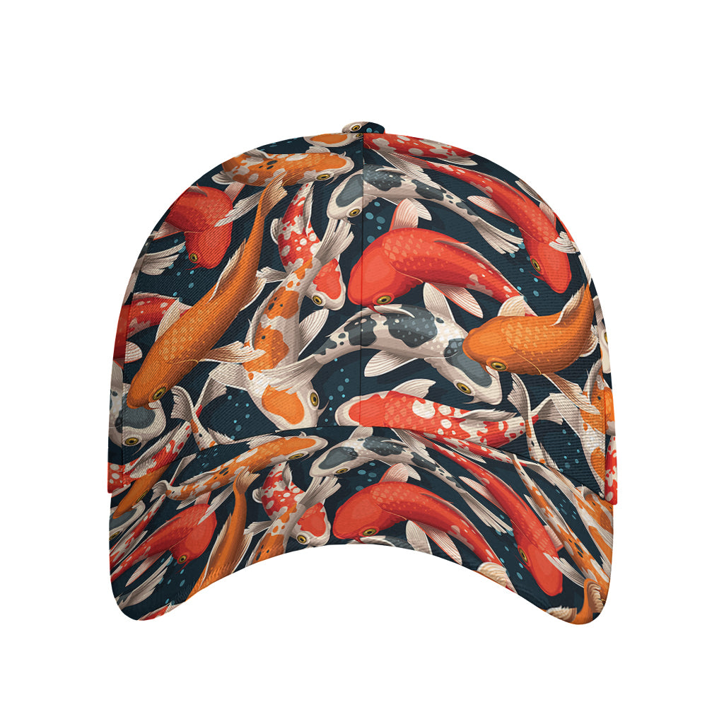 Koi Carp Pattern Print Baseball Cap