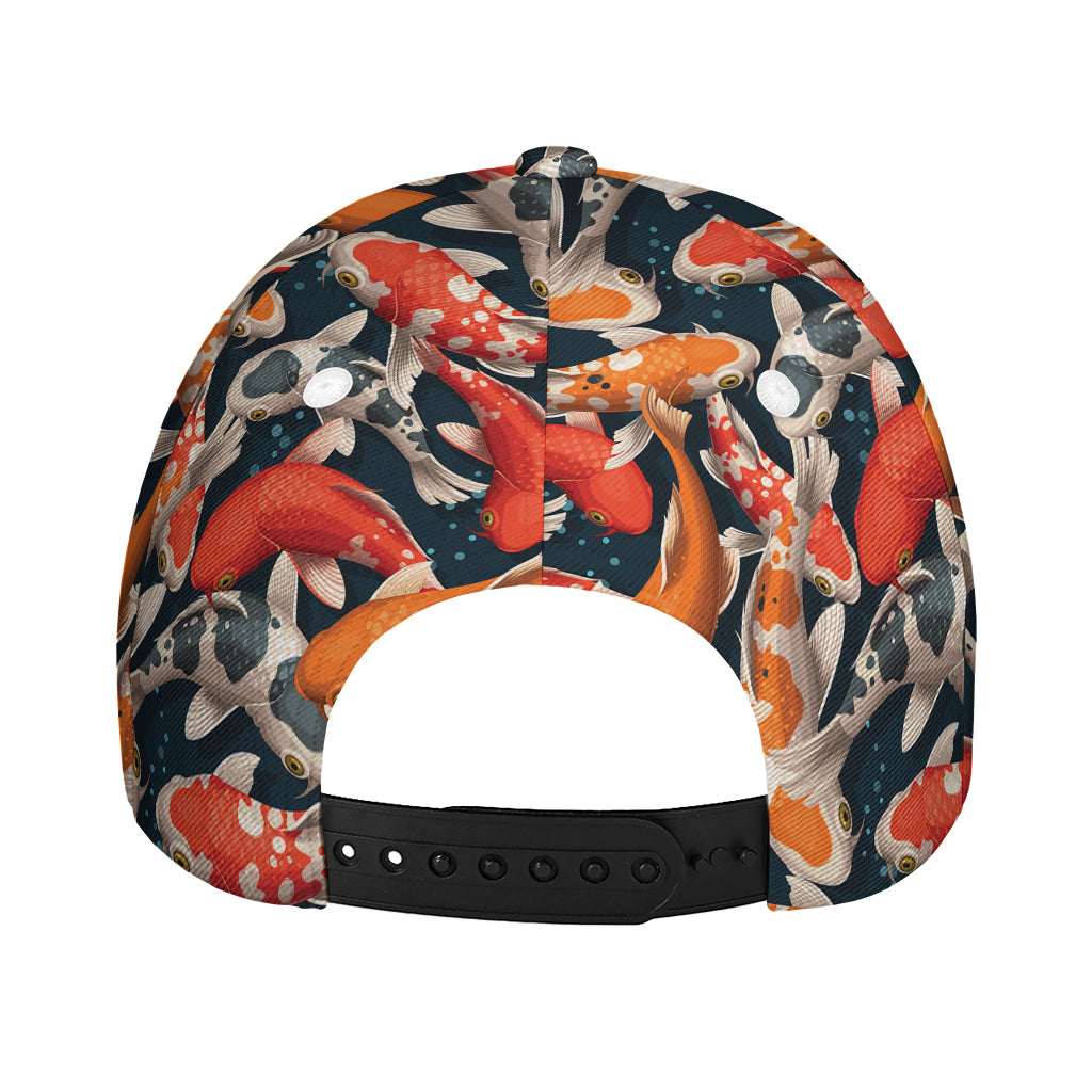 Koi Carp Pattern Print Baseball Cap