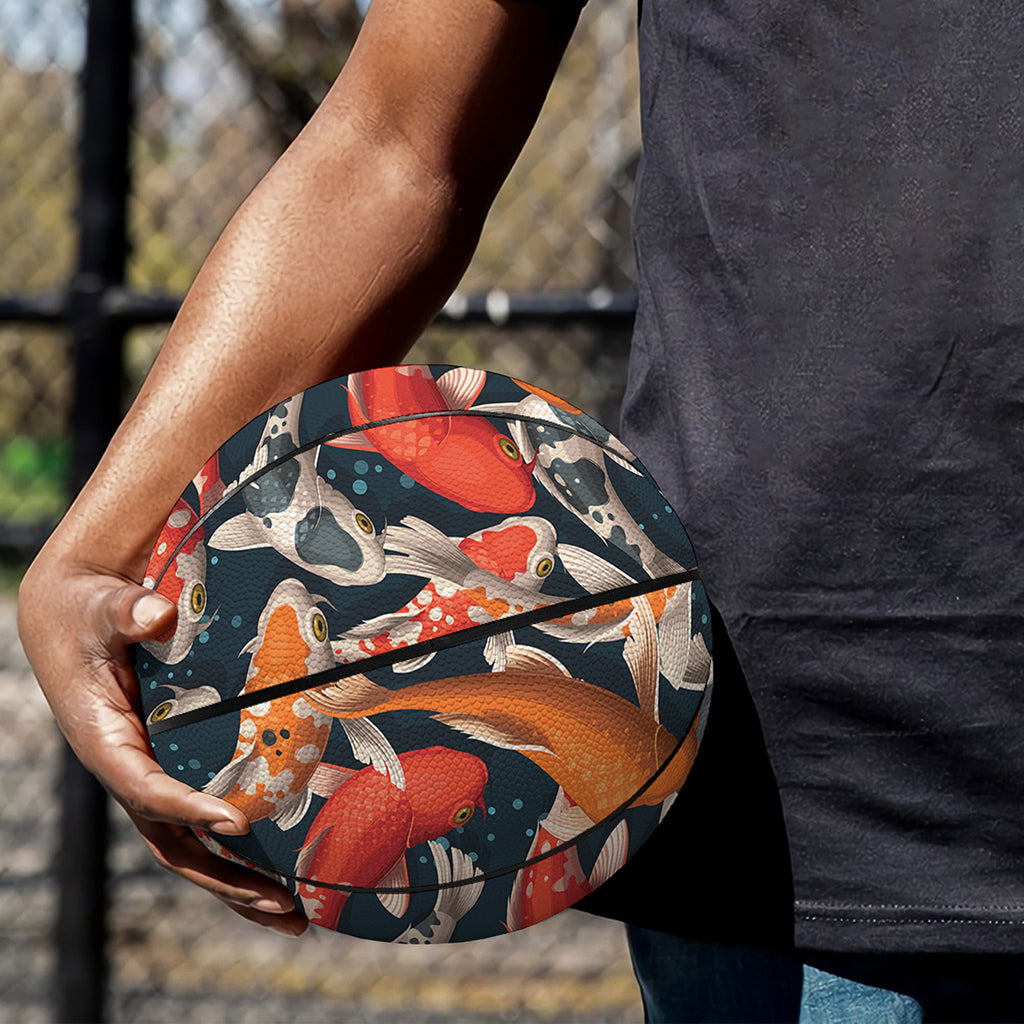 Koi Carp Pattern Print Basketball