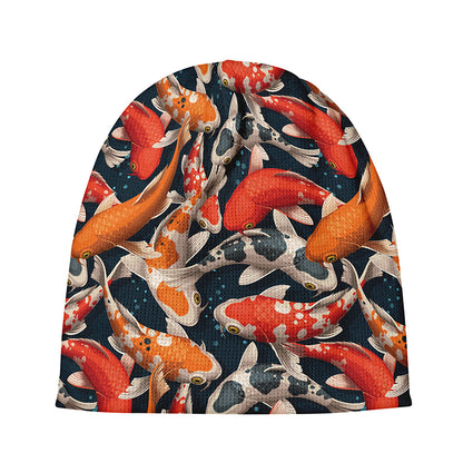 Koi Carp Pattern Print Beanie