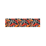 Koi Carp Pattern Print Bed Runner