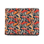 Koi Carp Pattern Print Bifold Wallet