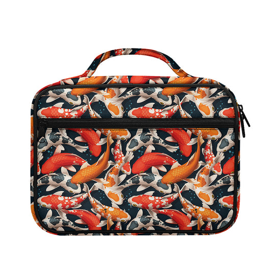 Koi Carp Pattern Print Briefcase Bible Bag