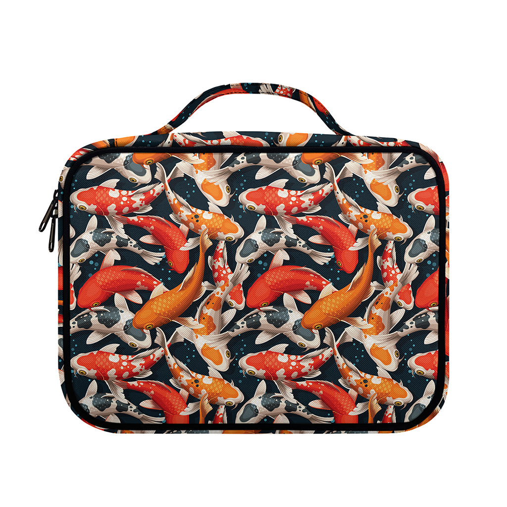 Koi Carp Pattern Print Briefcase Bible Bag