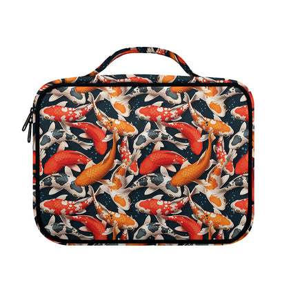 Koi Carp Pattern Print Briefcase Bible Bag