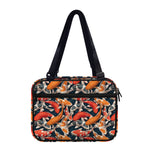 Koi Carp Pattern Print Double Strap Bible Bag
