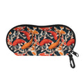 Koi Carp Pattern Print Glasses Case