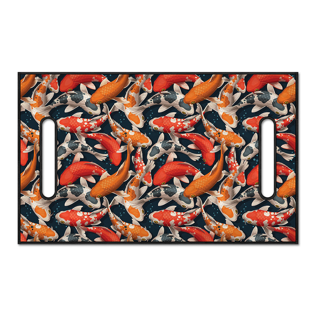 Koi Carp Pattern Print Golf Cart Seat Cover