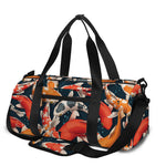 Koi Carp Pattern Print Gym Bag