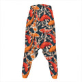 Koi Carp Pattern Print Hammer Pants