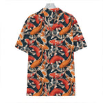 Koi Carp Pattern Print Hawaiian Shirt