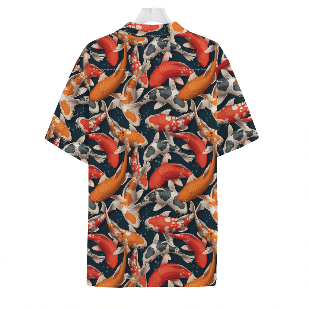 Koi Carp Pattern Print Hawaiian Shirt