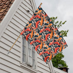 Koi Carp Pattern Print House Flag