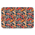 Koi Carp Pattern Print Indoor Door Mat