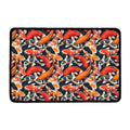 Koi Carp Pattern Print Kitchen Mat