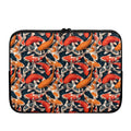 Koi Carp Pattern Print Laptop Sleeve