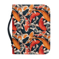 Koi Carp Pattern Print Leather Bible Cover